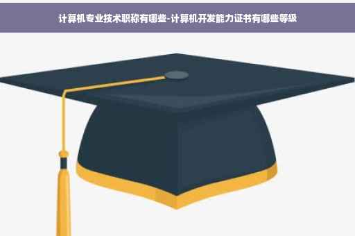 计算机专业技术职称有哪些-计算机开发能力证书有哪些等级 计算机专业技术职称有哪些-计算机开发能力证书有哪些等级