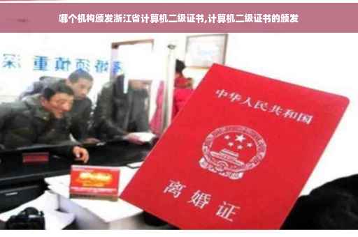 哪个机构颁发浙江省计算机二级证书,计算机二级证书的颁发
