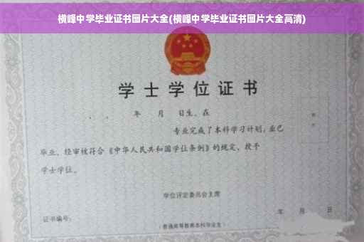 横峰中学毕业证书图片大全(横峰中学毕业证书图片大全高清)