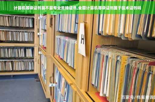 计算机等级证书算不算专业资格证书,全国计算机等级证书属于技术证书吗