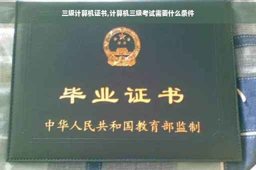 三级计算机证书,计算机三级考试需要什么条件