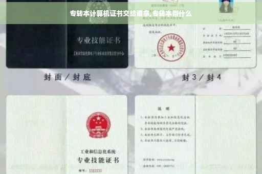 专转本计算机证书交给谁拿,专转本带什么