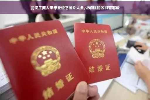 武汉工商大学毕业证书图片大全,证和照的区别有哪些