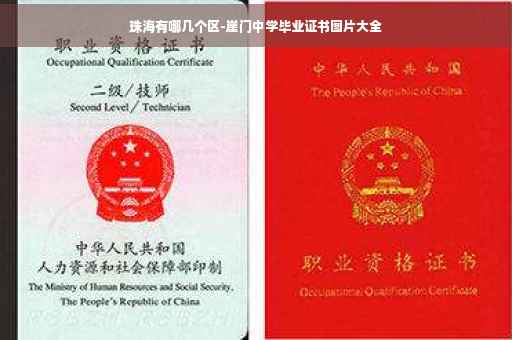 珠海有哪几个区-崖门中学毕业证书图片大全