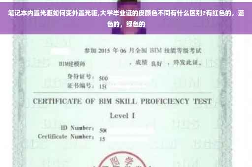 笔记本内置光驱如何变外置光驱,大学毕业证的皮颜色不同有什么区别?有红色的，蓝色的，绿色的