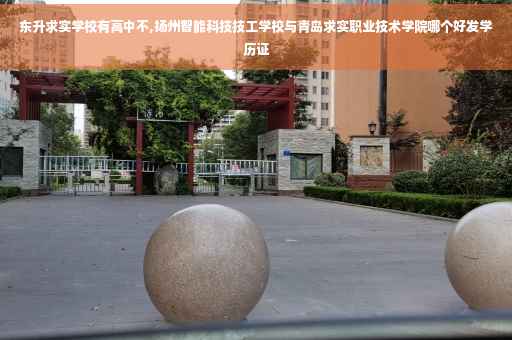 东升求实学校有高中不,扬州智能科技技工学校与青岛求实职业技术学院哪个好发学历证