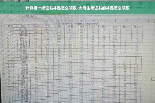 计算机一级证书补贴怎么领取-大专生考证书的补贴怎么领取