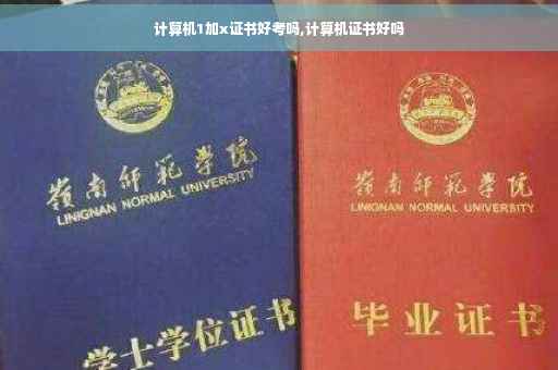 计算机1加x证书好考吗,计算机证书好吗