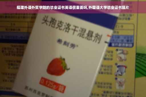 福建外语外贸学院的毕业证书英语很重要吗,外国语大学毕业证书图片