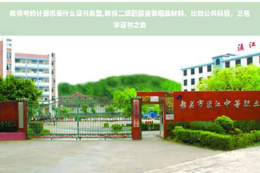 教师考的计算机是什么证书类型,教师二级职称需要哪些材料，比如公共科目，三笔字证书之类
