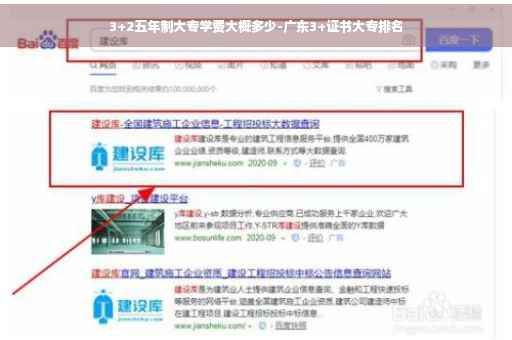 3+2五年制大专学费大概多少-广东3+证书大专排名