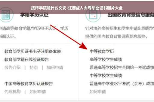 技师学院是什么文凭-江西成人大专毕业证书图片大全