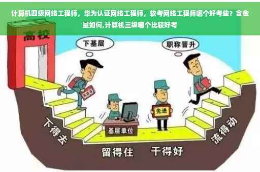计算机四级网络工程师，华为认证网络工程师，软考网络工程师哪个好考些？含金量如何,计算机三级哪个比较好考