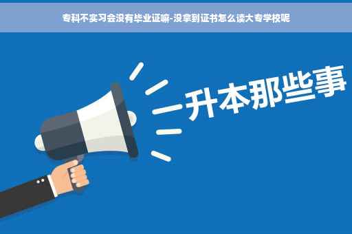 专科不实习会没有毕业证嘛-没拿到证书怎么读大专学校呢