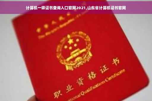 计算机一级证书查询入口官网2021,山东省计算机证书官网