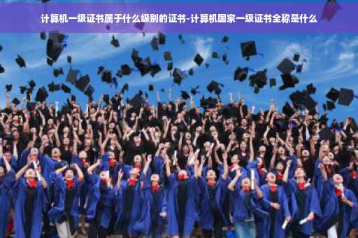 计算机一级证书属于什么级别的证书-计算机国家一级证书全称是什么 计算机一级证书属于什么级别的证书-计算机国家一级证书全称是什么