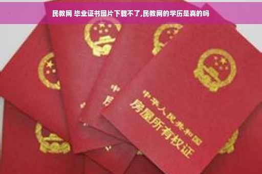 民教网 毕业证书图片下载不了,民教网的学历是真的吗