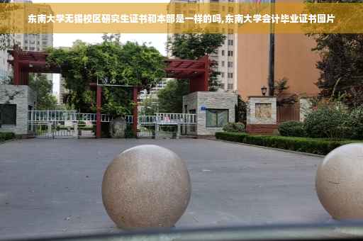 东南大学无锡校区研究生证书和本部是一样的吗,东南大学会计毕业证书图片