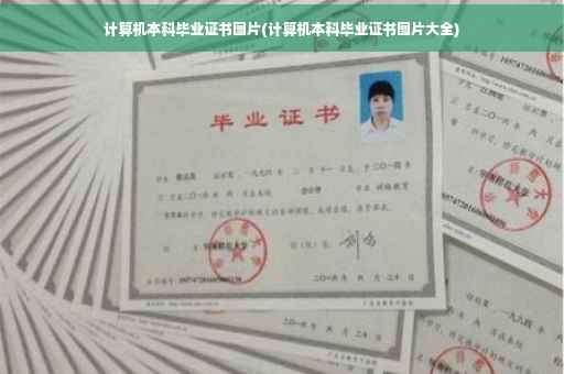 计算机本科毕业证书图片(计算机本科毕业证书图片大全)