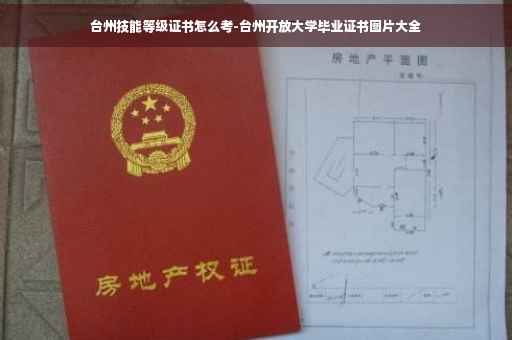 台州技能等级证书怎么考-台州开放大学毕业证书图片大全