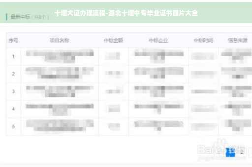 十堰犬证办理流程-湖北十堰中专毕业证书图片大全