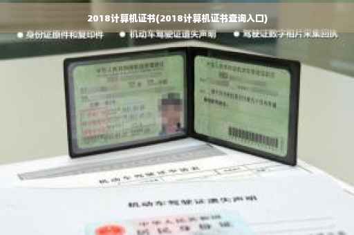 2018计算机证书(2018计算机证书查询入口)