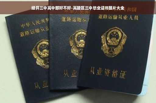 经开三中高中部好不好-高陵区三中毕业证书图片大全