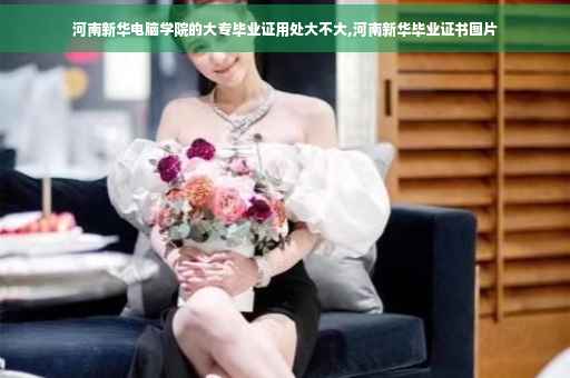 河南新华电脑学院的大专毕业证用处大不大,河南新华毕业证书图片