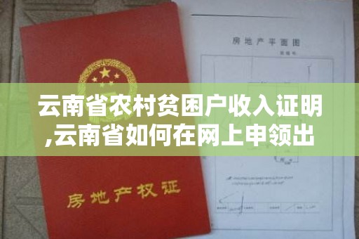 云南省农村贫困户收入证明,云南省如何在网上申领出生证明