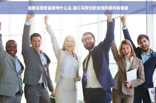 首席运营官需要考什么证,银行高管任职资格的条件有哪些