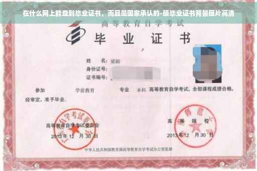 在什么网上能查到毕业证书，而且是国家承认的-颁毕业证书背景图片高清