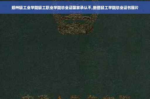 郑州轻工业学院轻工职业学院毕业证国家承认不,新疆轻工学院毕业证书图片