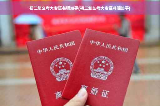 初二怎么考大专证书呢知乎(初二怎么考大专证书呢知乎)