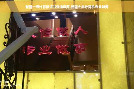 新疆一级计算机证书查询官网,新疆大学计算机专业如何