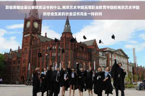 致敬英雄绘画比赛获奖证书有什么,南京艺术学院高等职业教育学院和南京艺术学院的毕业生发的毕业证书完全一样的吗
