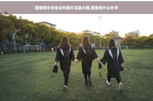 阳春四中毕业证书图片高清大图,阳春有什么中学
