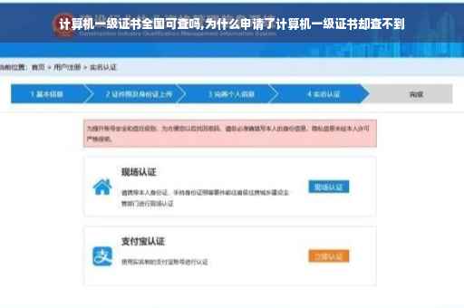 计算机一级证书全国可查吗,为什么申请了计算机一级证书却查不到