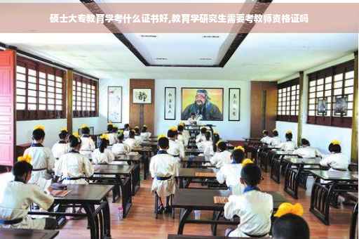 硕士大专教育学考什么证书好,教育学研究生需要考教师资格证吗 硕士大专教育学考什么证书好,教育学研究生需要考教师资格证吗