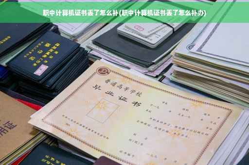 职中计算机证书丢了怎么补(职中计算机证书丢了怎么补办)