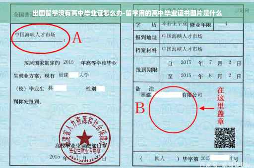 出国留学没有高中毕业证怎么办-留学用的高中毕业证书图片是什么