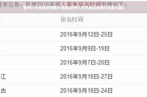 胶州八中毕业证书图片高清(胶州八中毕业证书图片高清大图)