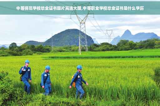 中等师范学校毕业证书图片高清大图,中等职业学校毕业证书是什么学历