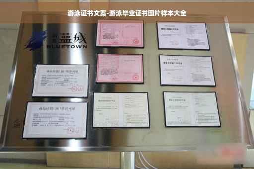 游泳证书文案-游泳毕业证书图片样本大全