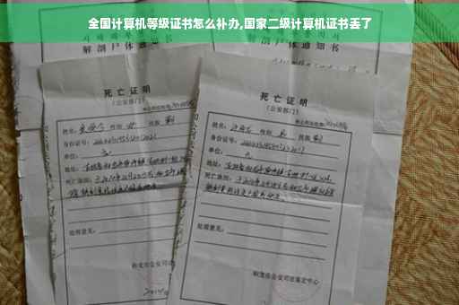 全国计算机等级证书怎么补办,国家二级计算机证书丢了