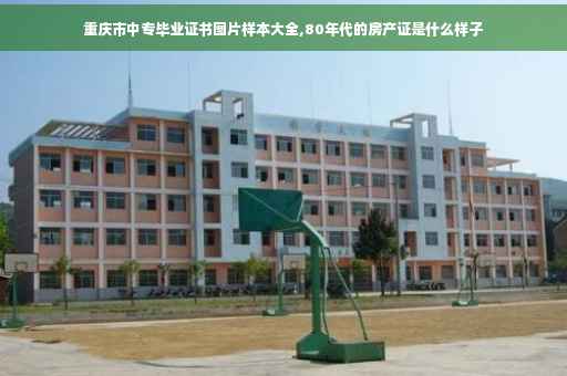重庆市中专毕业证书图片样本大全,80年代的房产证是什么样子