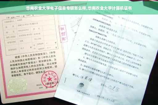 华南农业大学电子信息专硕怎么样,华南农业大学计算机证书