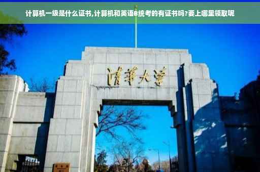 计算机一级是什么证书,计算机和英语B统考的有证书吗?要上哪里领取呢