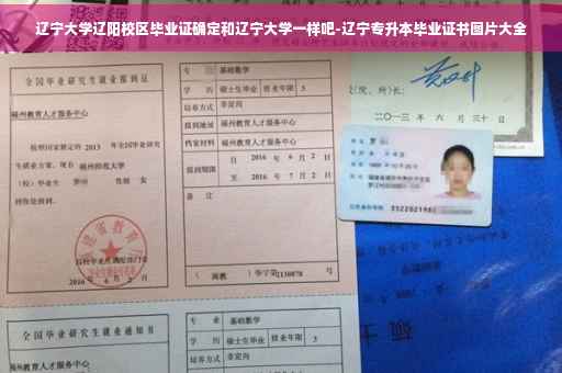 辽宁大学辽阳校区毕业证确定和辽宁大学一样吧-辽宁专升本毕业证书图片大全