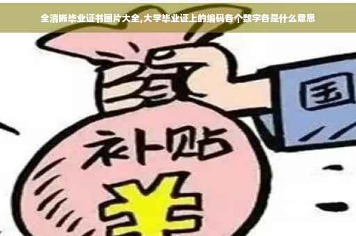全清晰毕业证书图片大全,大学毕业证上的编码各个数字各是什么意思