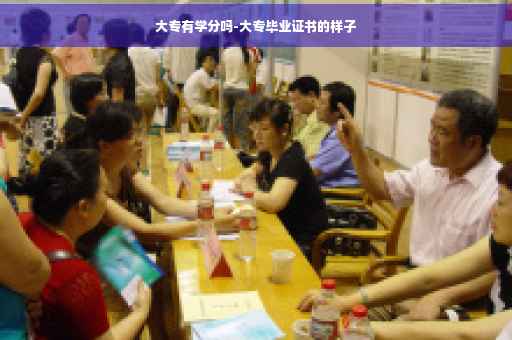 大专有学分吗-大专毕业证书的样子